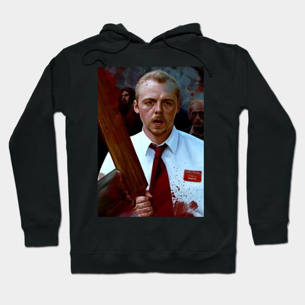 Shaun of the Dead Hoodie by dmitryb1